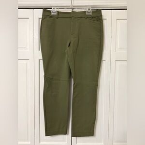 Old Navy High-Rise Pixie Secret Smoothing Pocket Alpine Tundra Sz 14 Ankle Pants